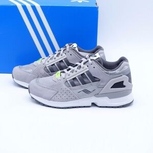 NEW adidas Originals ZX 10000 Sneakers GX2720 Cool Grey Suede